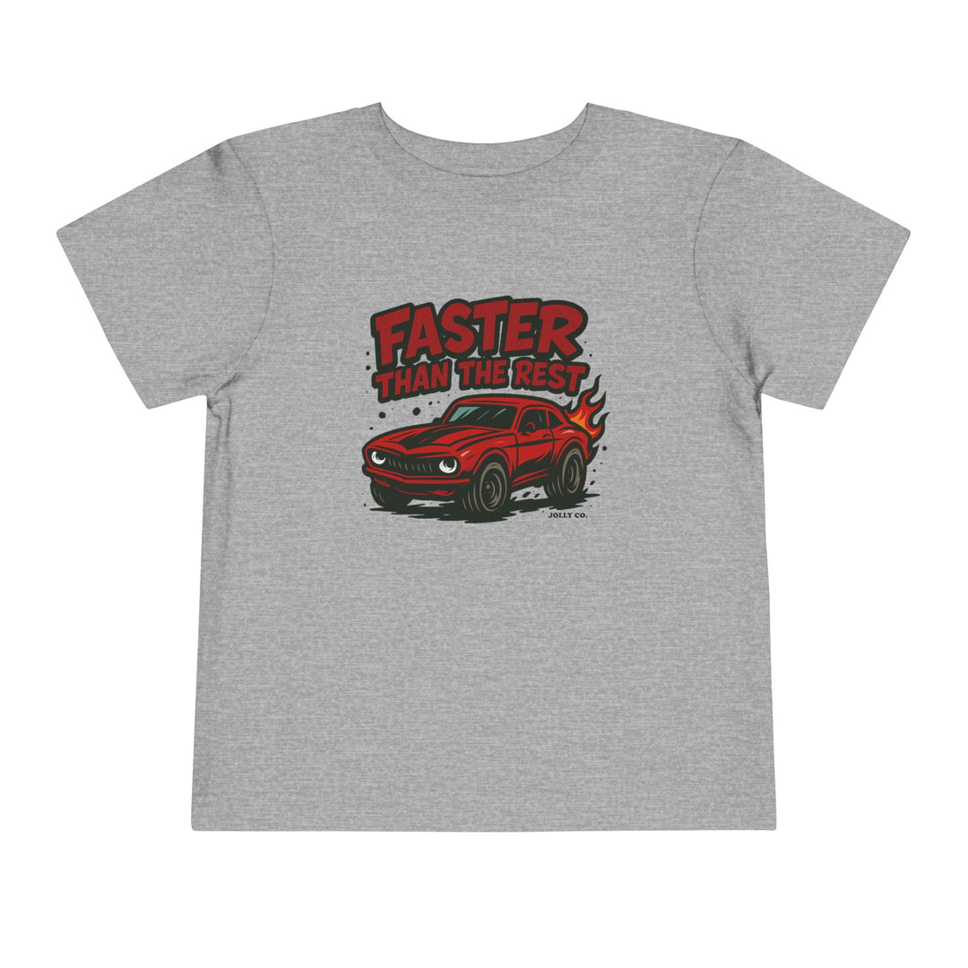 Faster than the Rest Toddler Short Sleeve Tee - Jolly Co Creations12216031