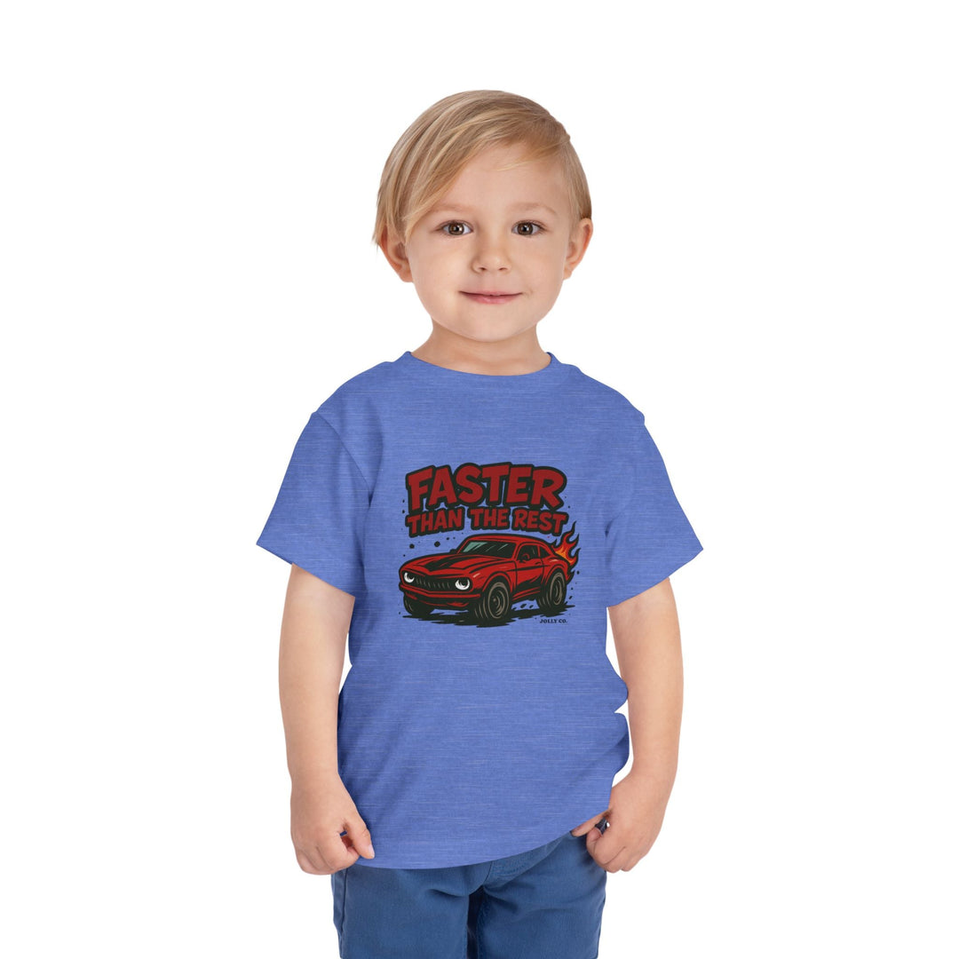 Faster than the Rest Toddler Short Sleeve Tee - Jolly Co Creations12248799