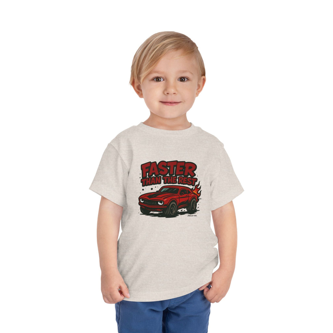 Faster than the Rest Toddler Short Sleeve Tee - Jolly Co Creations12248799