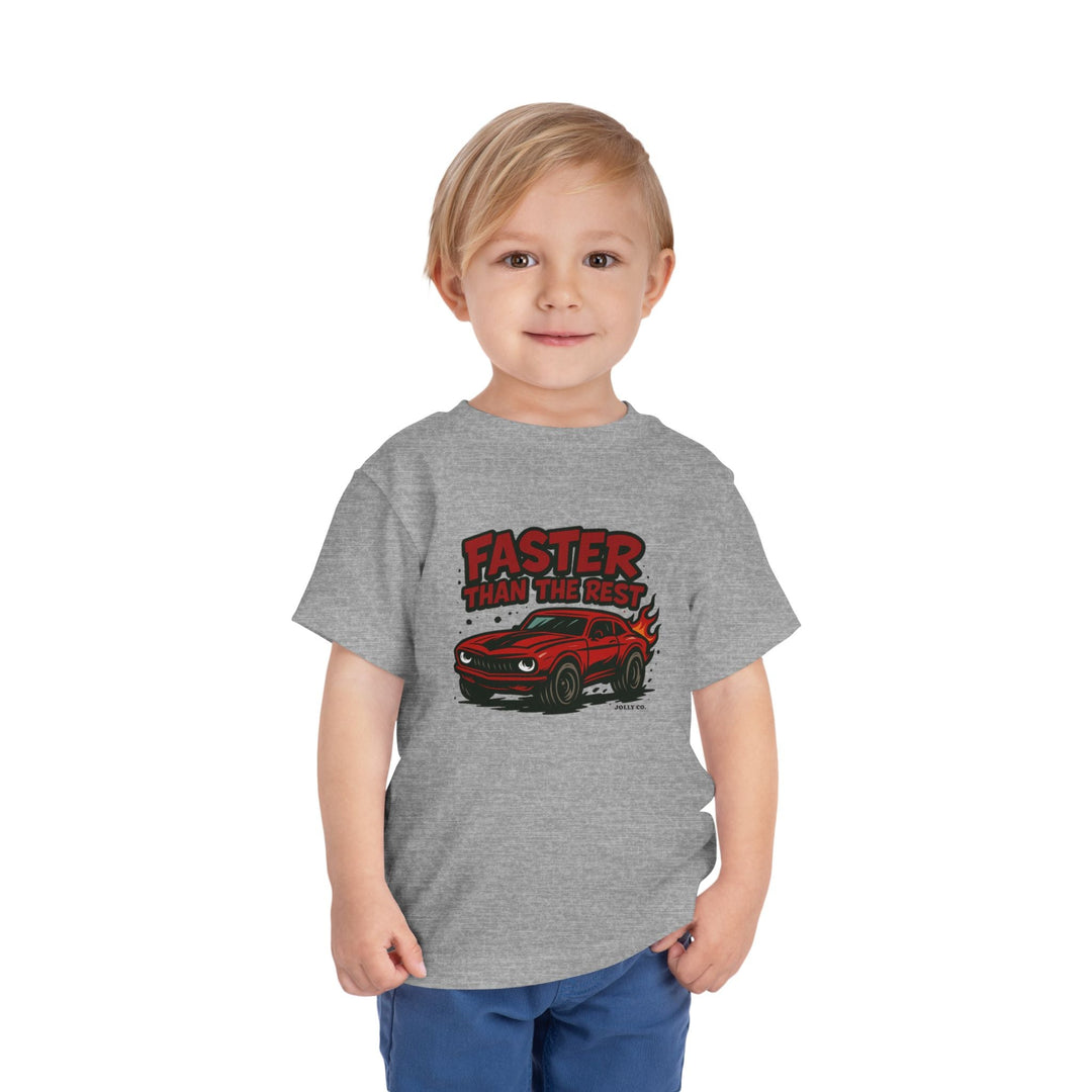 Faster than the Rest Toddler Short Sleeve Tee - Jolly Co Creations12248799