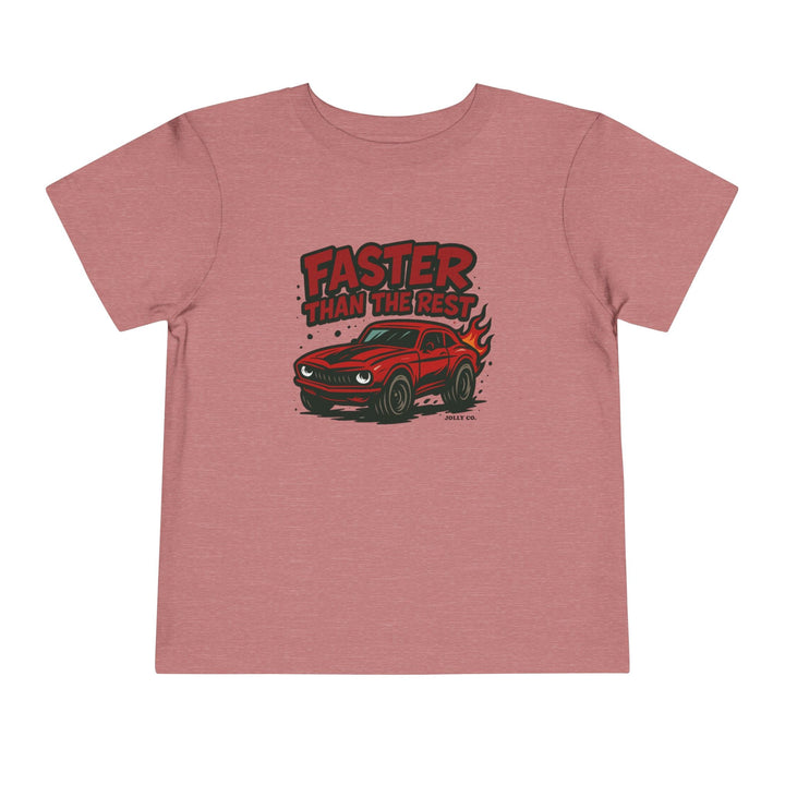 Faster than the Rest Toddler Short Sleeve Tee - Jolly Co Creations12314335