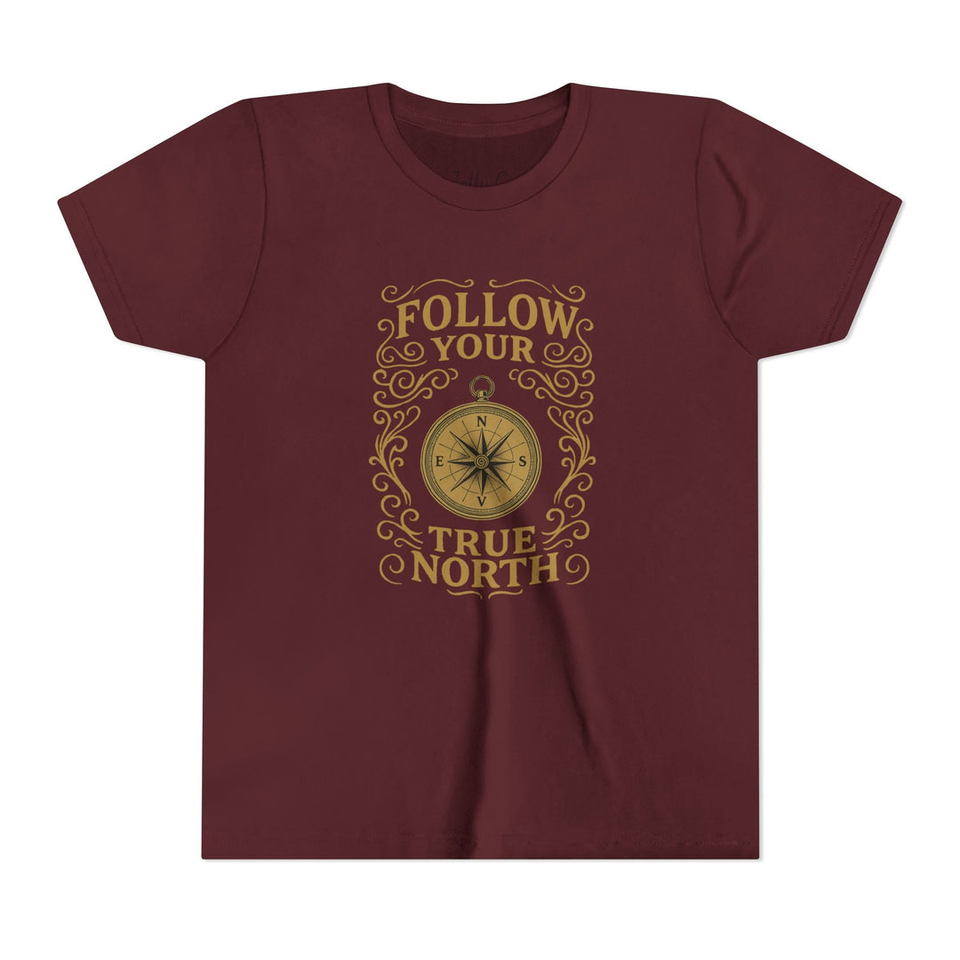 Follow Your True North Kids Short Sleeve Tee - Jolly Co Creations