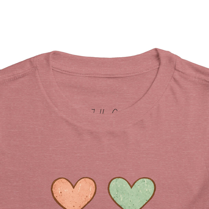 Four Hearts Toddler Short Sleeve Tee - Jolly Co Creations