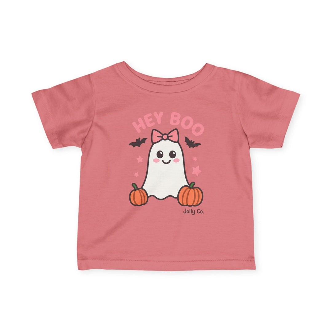 Hey Boo Baby Short Sleeve Tee - Jolly Co Creations