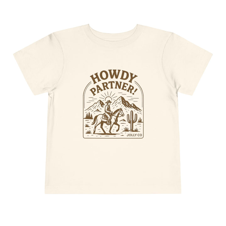Howdy Partner! Western Style Toddler Short Sleeve Tee - Jolly Co Creations97164255