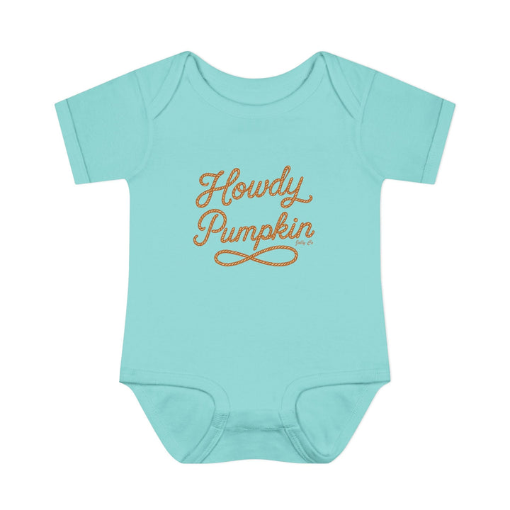 Howdy Pumpkin Baby Short Sleeve Onesie - Jolly Co Creations