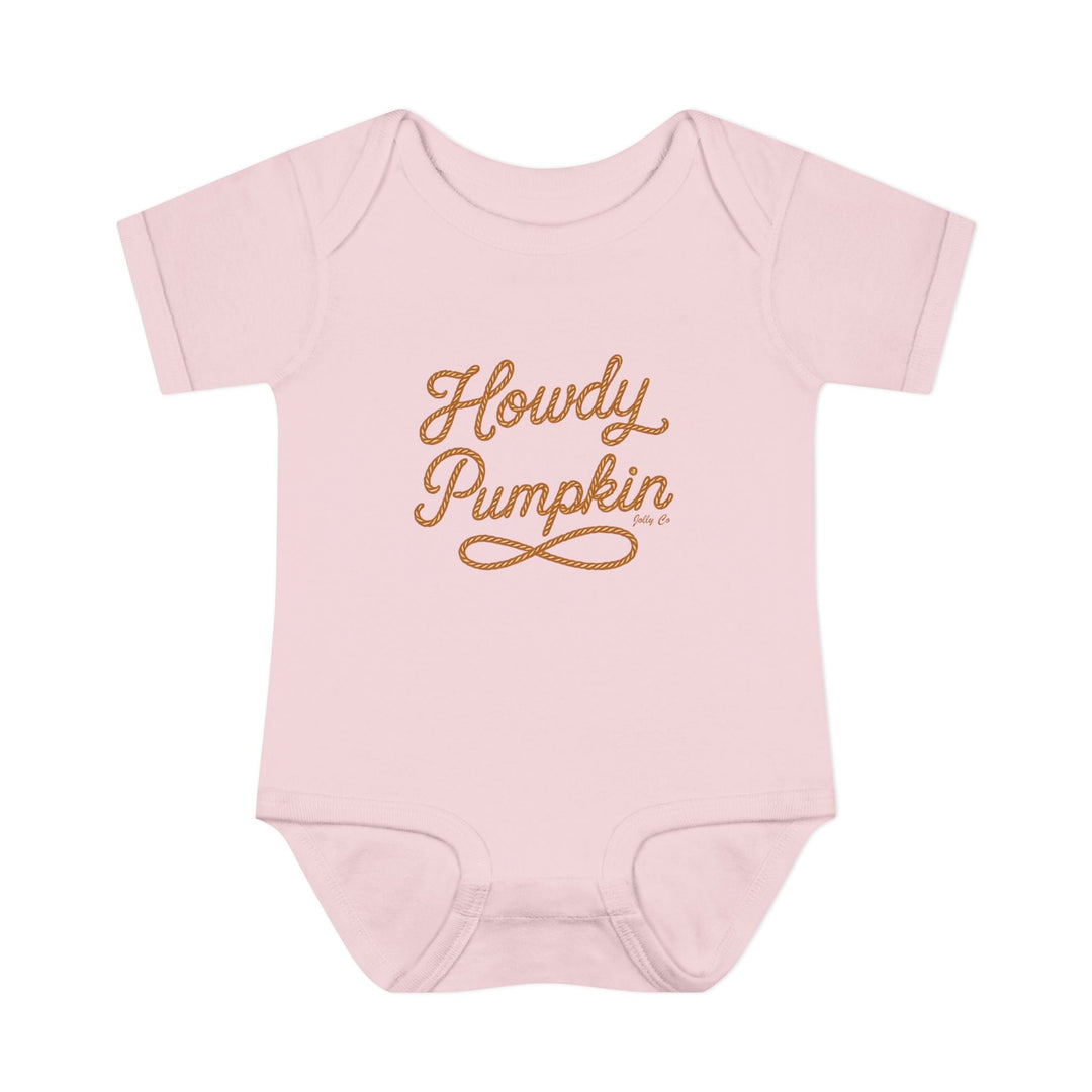 Howdy Pumpkin Baby Short Sleeve Onesie - Jolly Co Creations