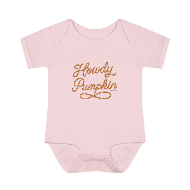 Howdy Pumpkin Baby Short Sleeve Onesie - Jolly Co Creations