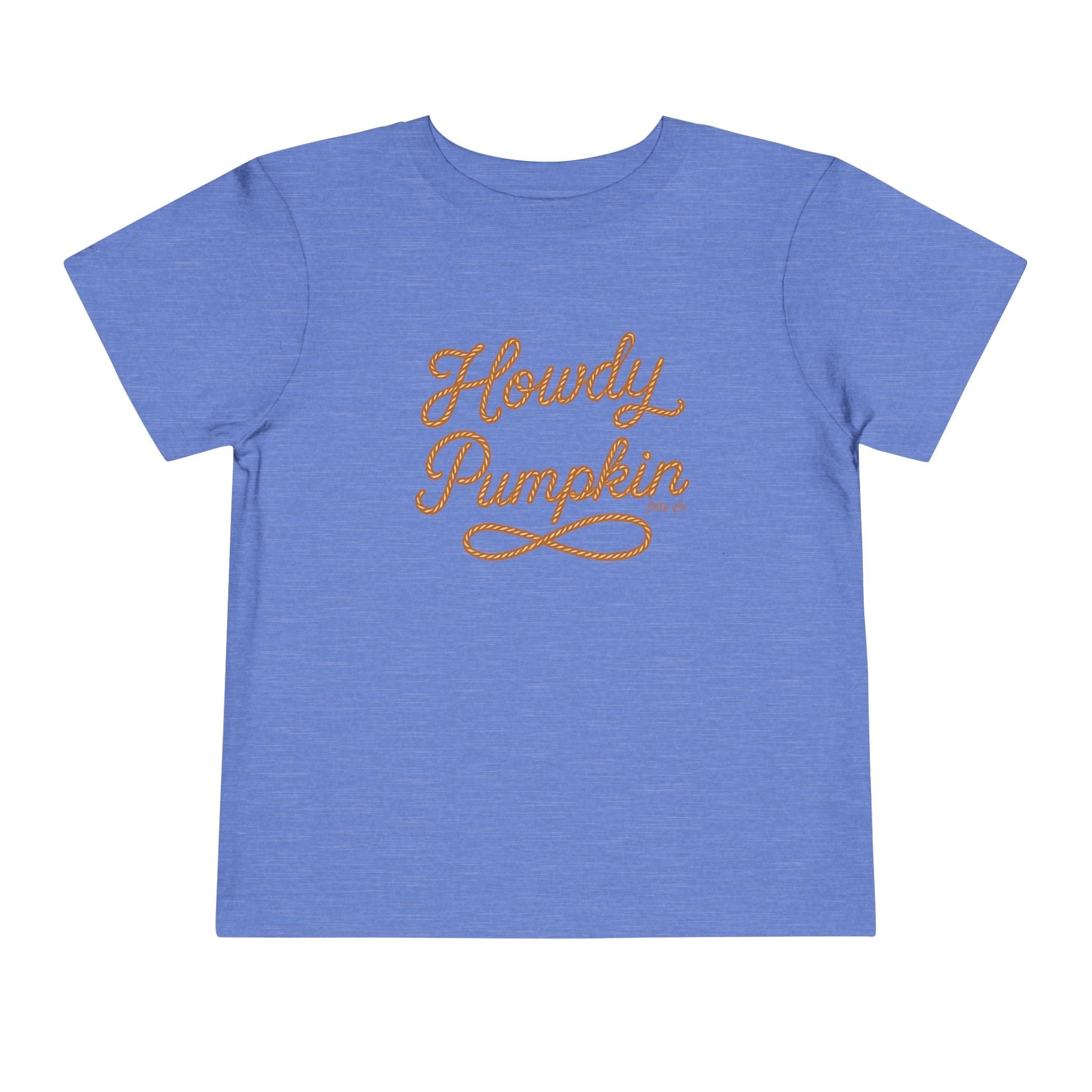 Howdy Pumpkin Toddler Short Sleeve Tee - Jolly Co Creations