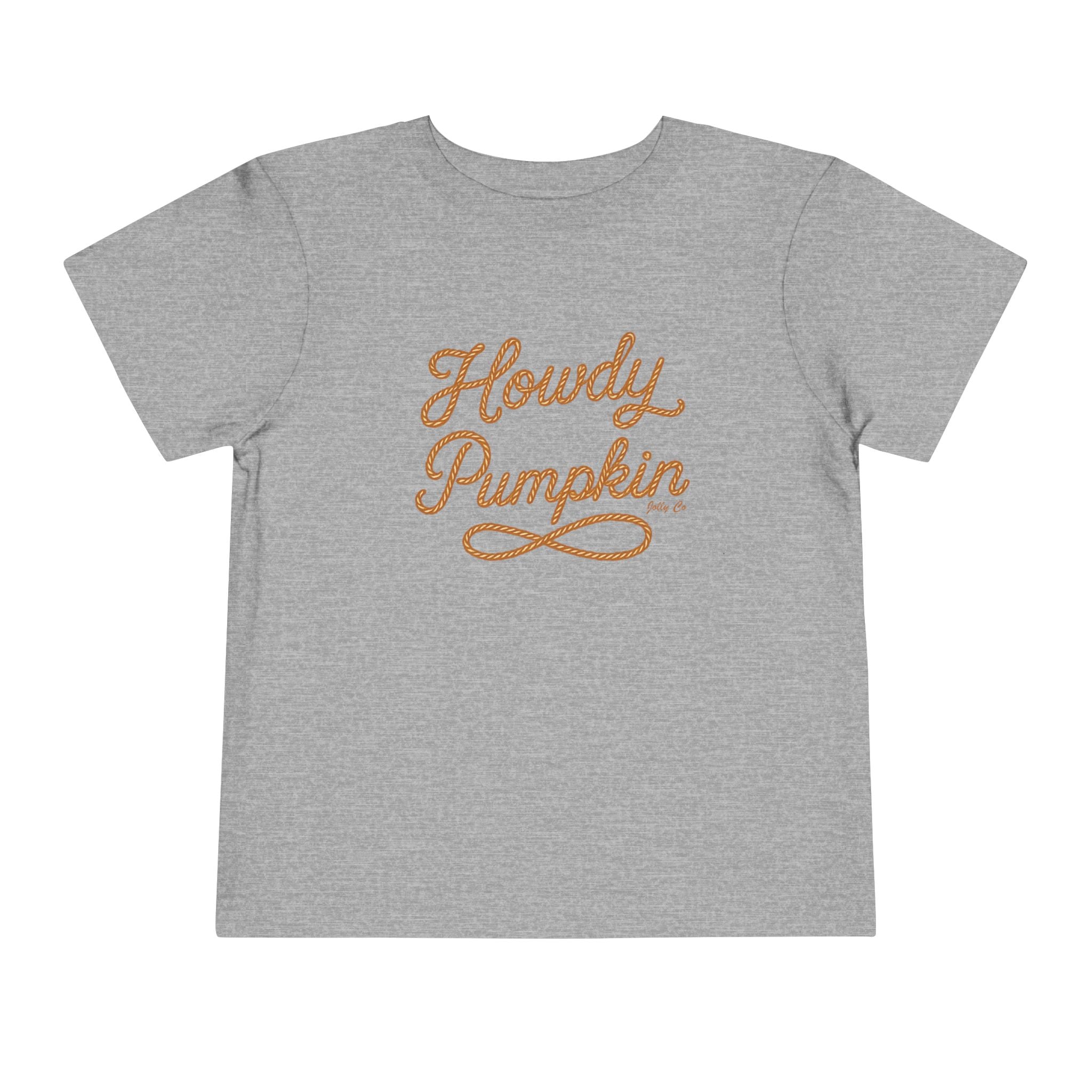 Howdy Pumpkin Toddler Short Sleeve Tee - Jolly Co Creations