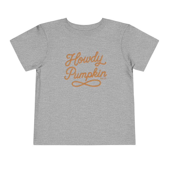 Howdy Pumpkin Toddler Short Sleeve Tee - Jolly Co Creations