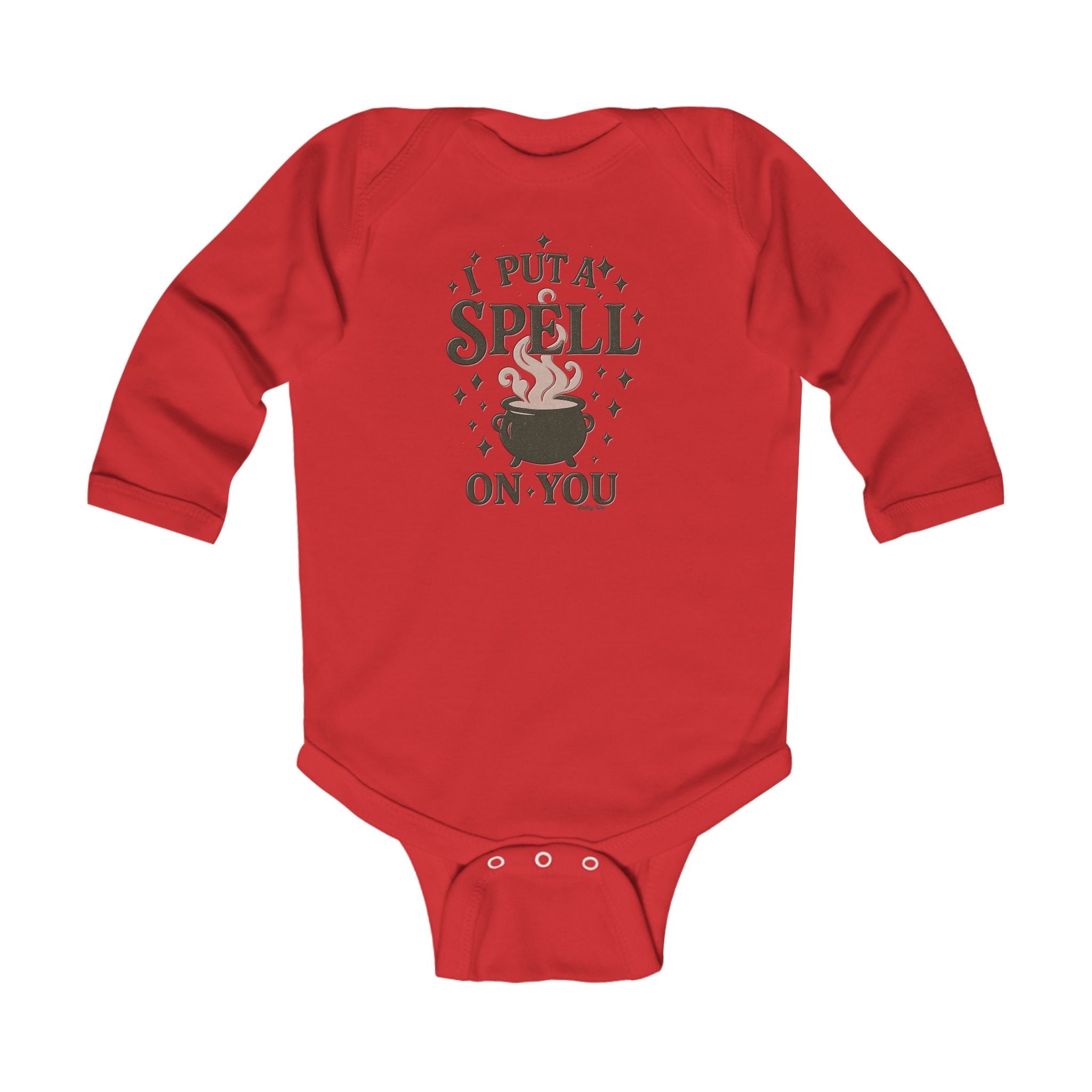 I Put a Spell on You Baby Long Sleeve Onesie - Jolly Co Creations