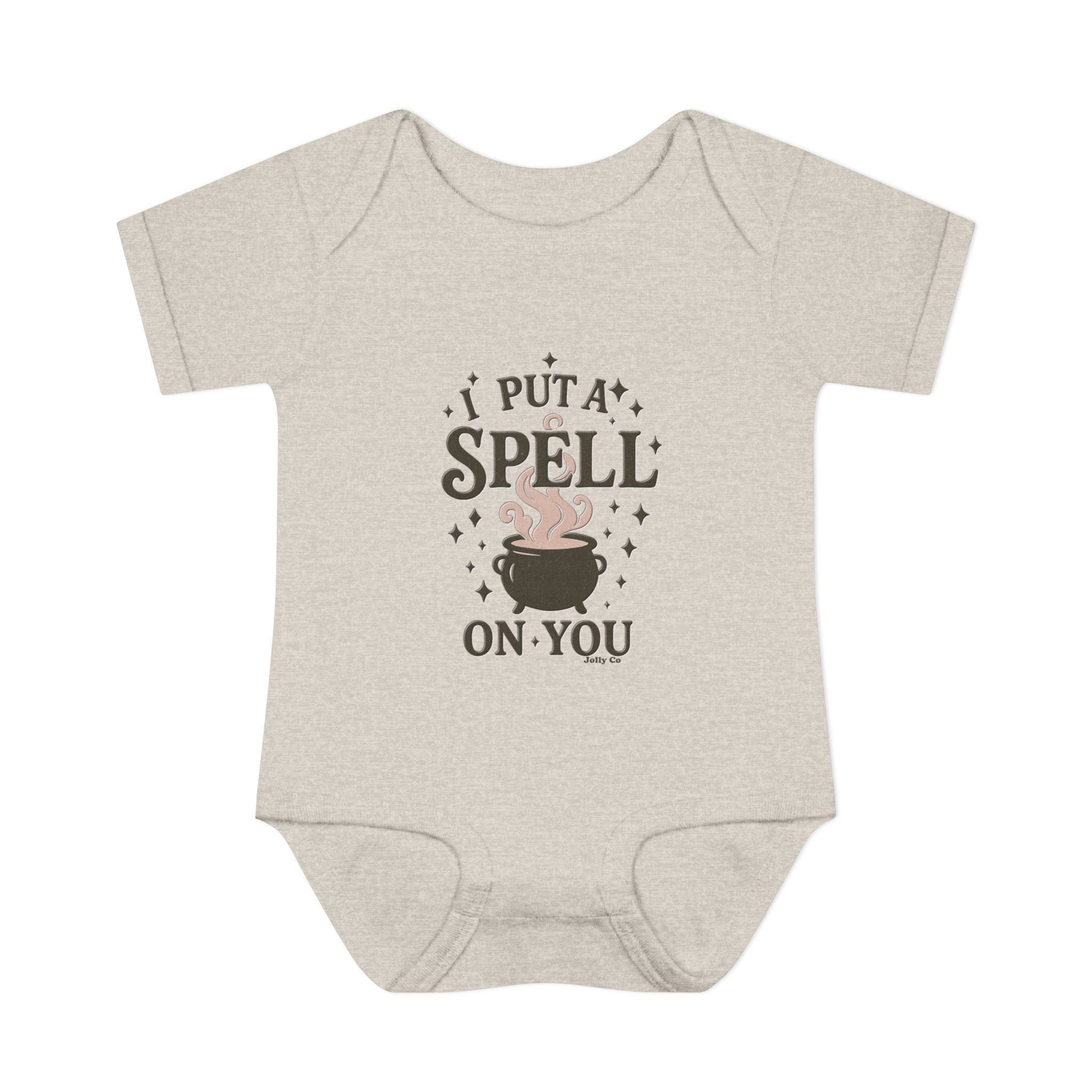 I Put a Spell on You Baby Short Sleeve Onesie - Jolly Co Creations