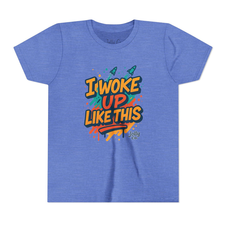 I Woke Up Like This Kids Short Sleeve Tee - Jolly Co Creations54652639