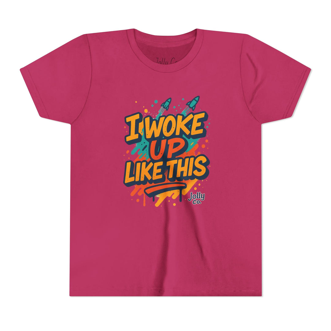 I Woke Up Like This Kids Short Sleeve Tee - Jolly Co Creations54685407