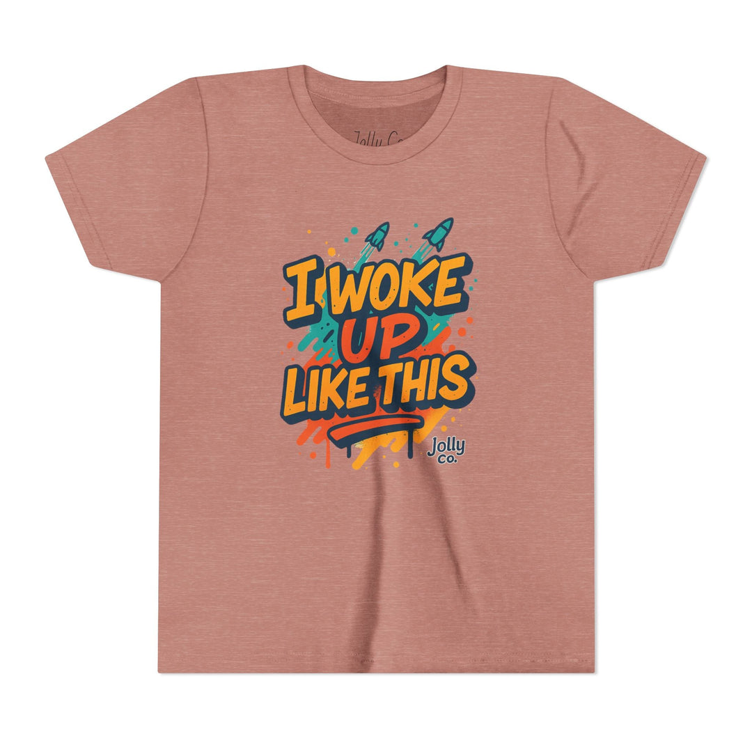 I Woke Up Like This Kids Short Sleeve Tee - Jolly Co Creations54750943