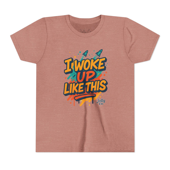 I Woke Up Like This Kids Short Sleeve Tee - Jolly Co Creations54750943