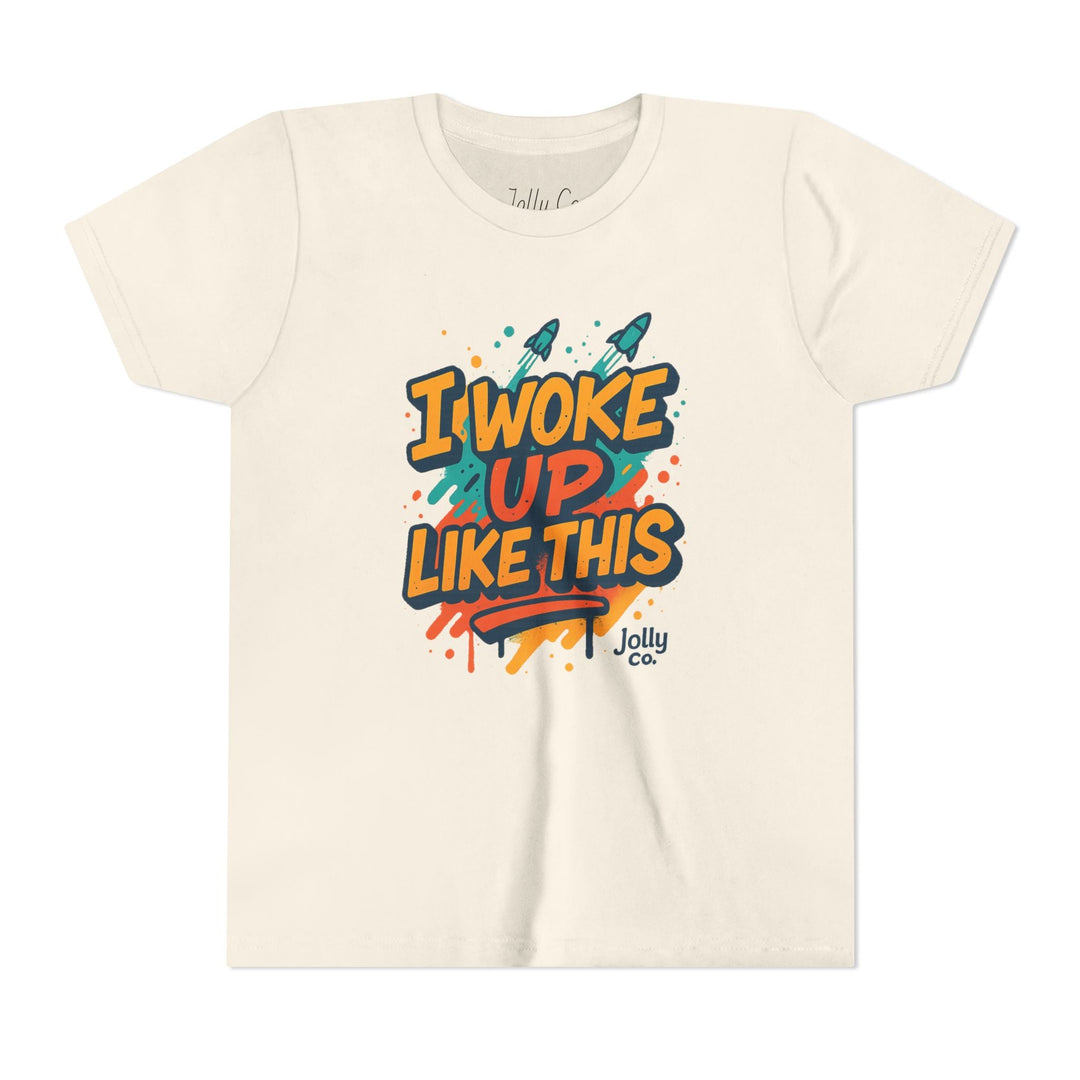 I Woke Up Like This Kids Short Sleeve Tee - Jolly Co Creations54849247