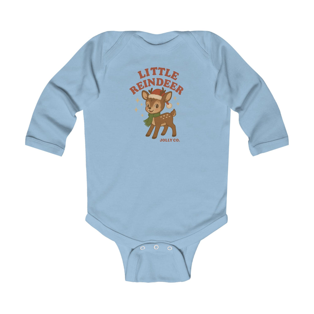 Little Reindeer Baby Long Sleeve Onesie - Jolly Co Creations