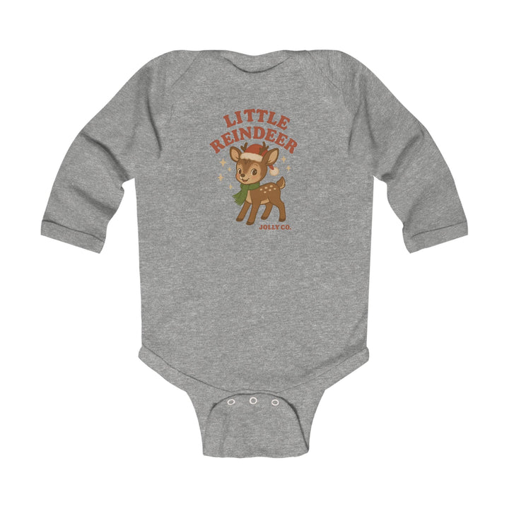 Little Reindeer Baby Long Sleeve Onesie - Jolly Co Creations