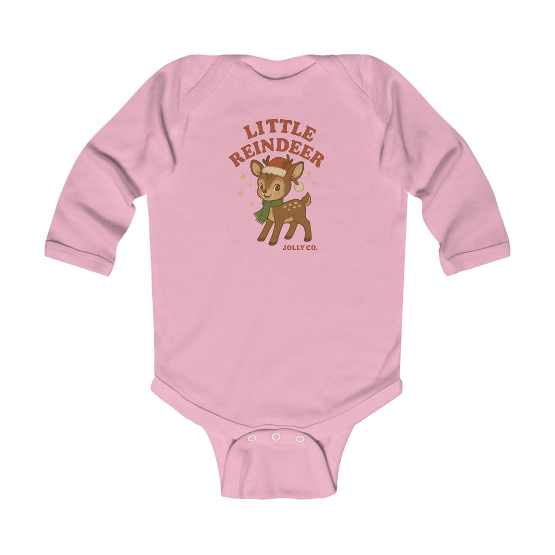 Little Reindeer Baby Long Sleeve Onesie - Jolly Co Creations