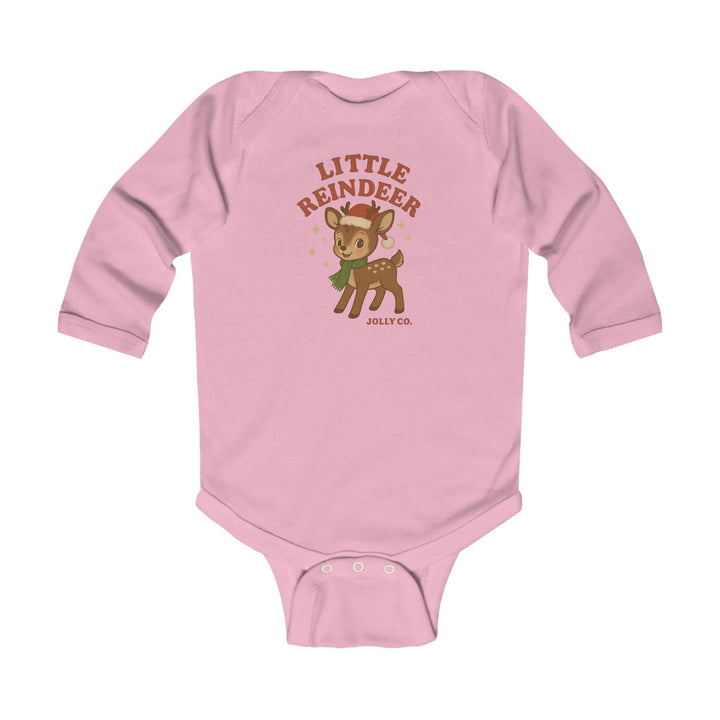 Little Reindeer Baby Long Sleeve Onesie - Jolly Co Creations