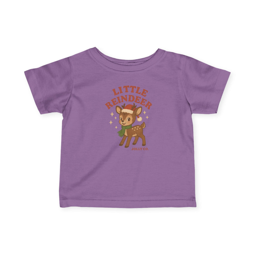 Little Reindeer Baby Short Sleeve Tee - Jolly Co Creations