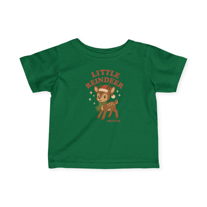 Little Reindeer Baby Short Sleeve Tee - Jolly Co Creations