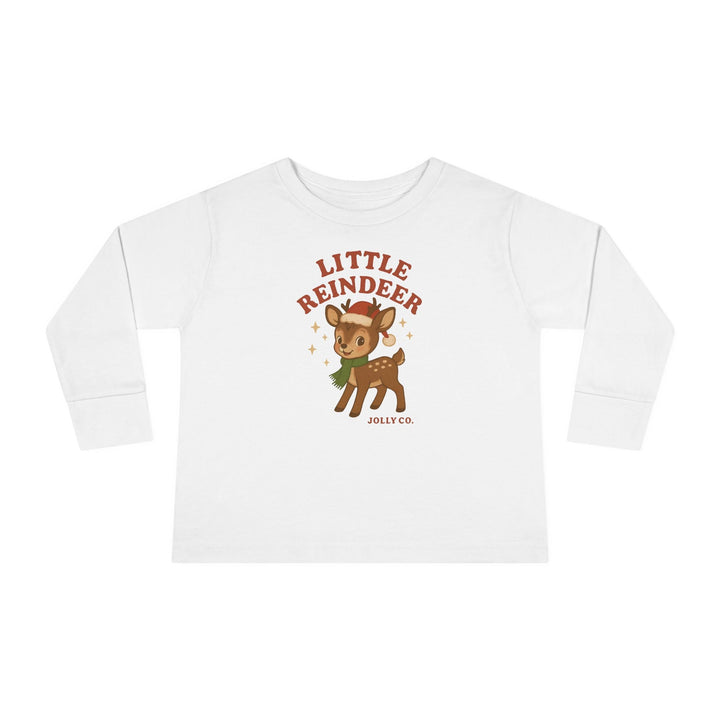 Little Reindeer Toddler Long Sleeve Tee - Jolly Co Creations