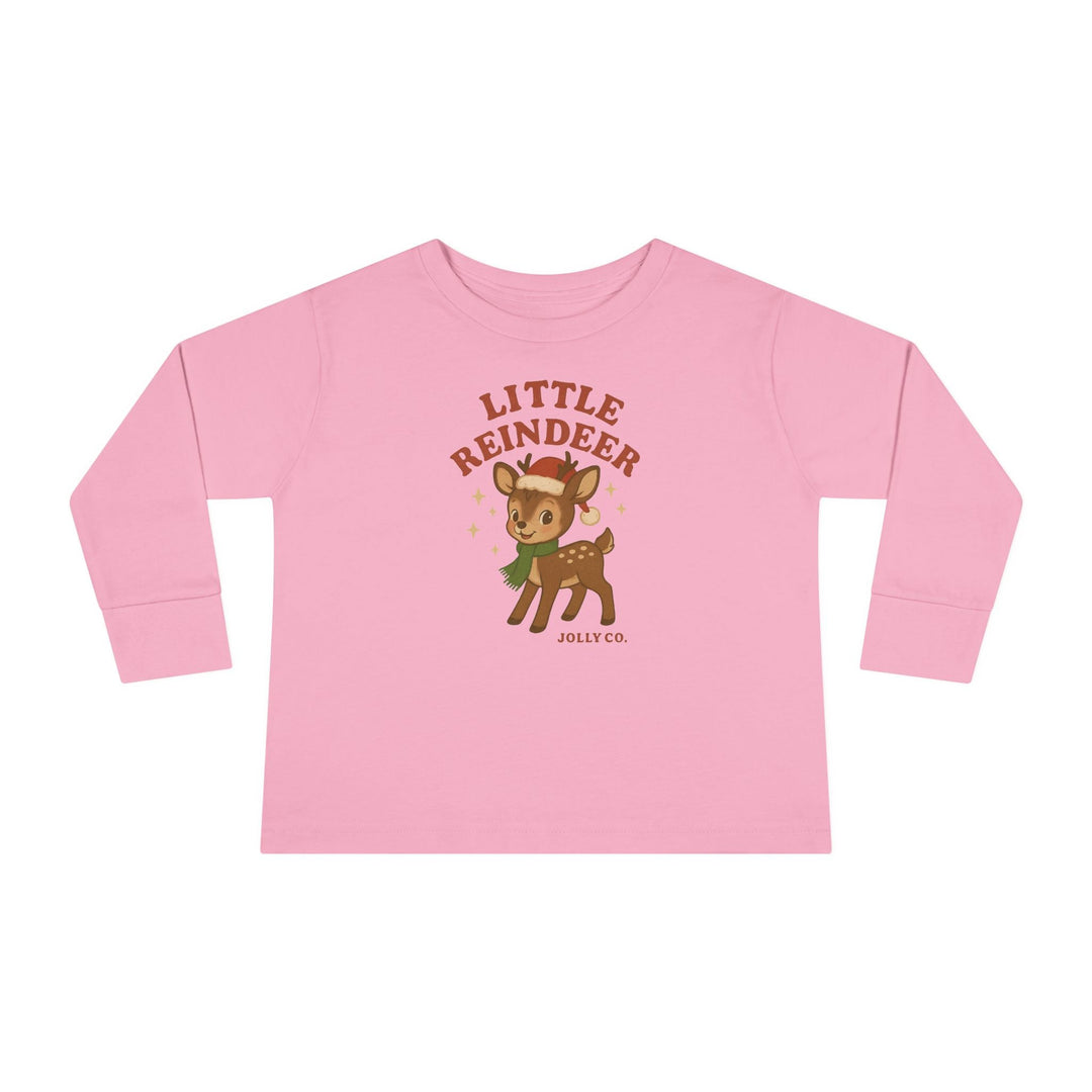 Little Reindeer Toddler Long Sleeve Tee - Jolly Co Creations