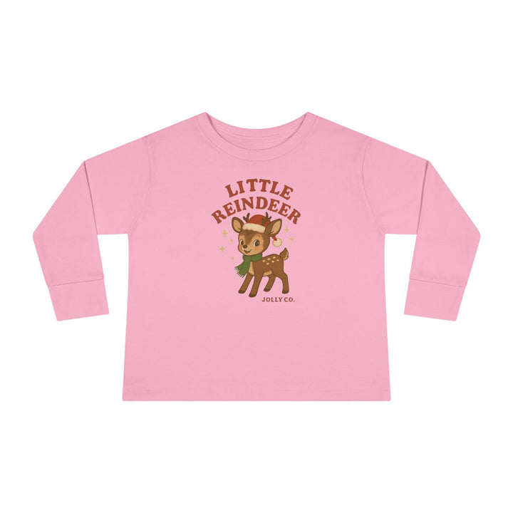 Little Reindeer Toddler Long Sleeve Tee - Jolly Co Creations