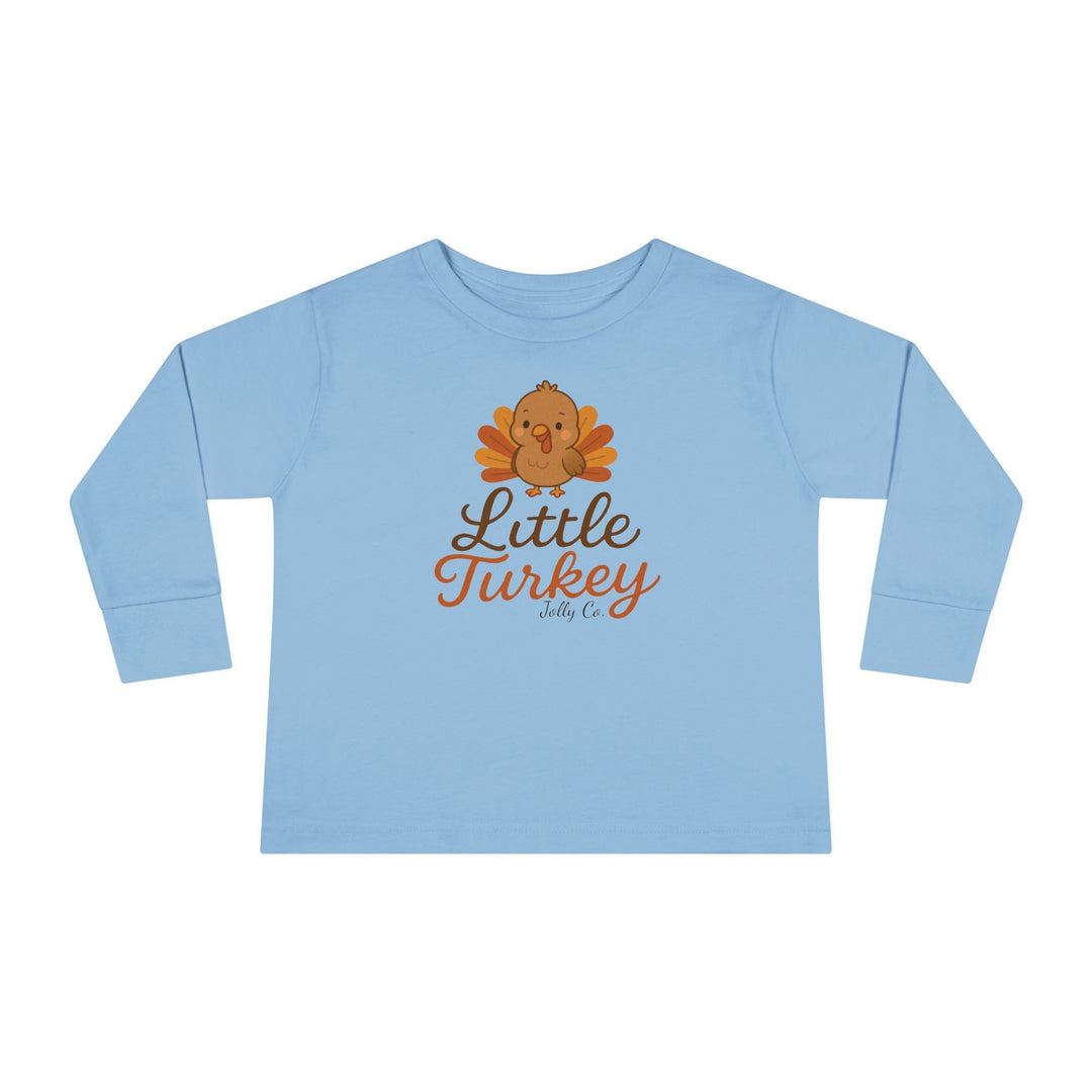 Little Turkey Toddler Long Sleeve Tee - Jolly Co Creations