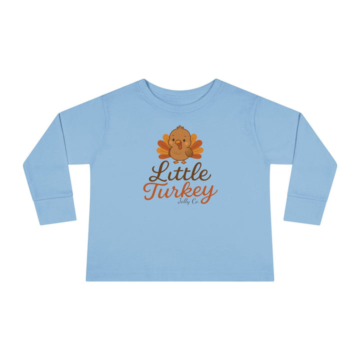 Little Turkey Toddler Long Sleeve Tee - Jolly Co Creations