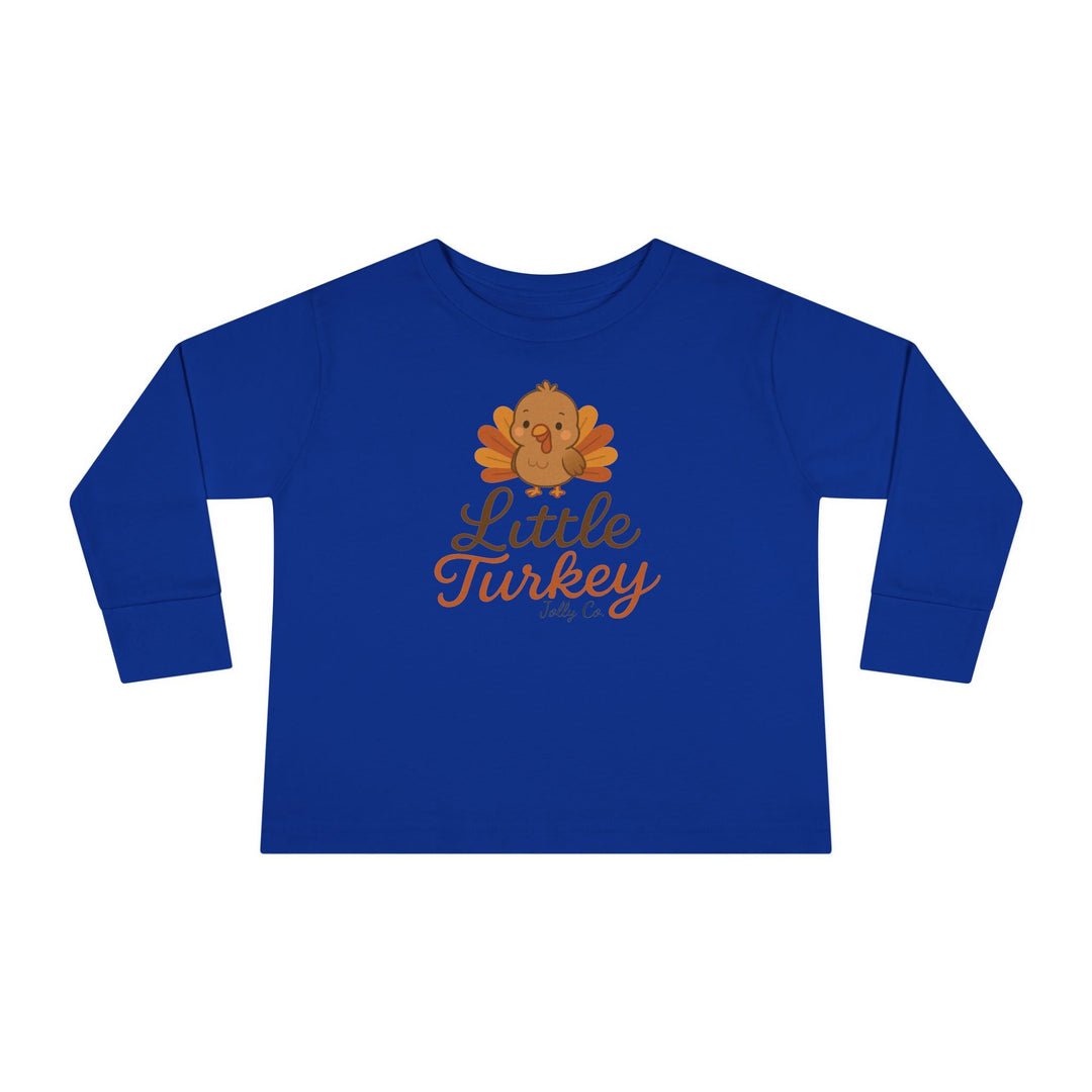 Little Turkey Toddler Long Sleeve Tee - Jolly Co Creations