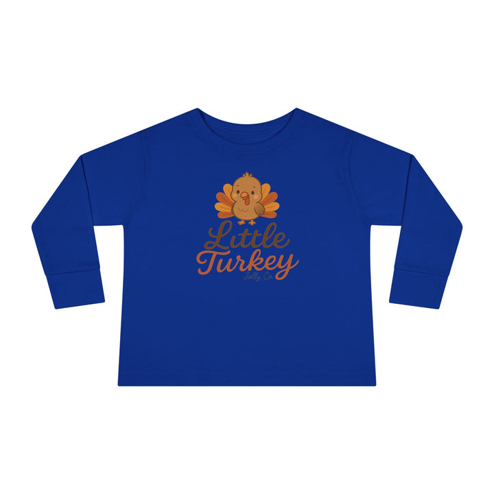 Little Turkey Toddler Long Sleeve Tee - Jolly Co Creations