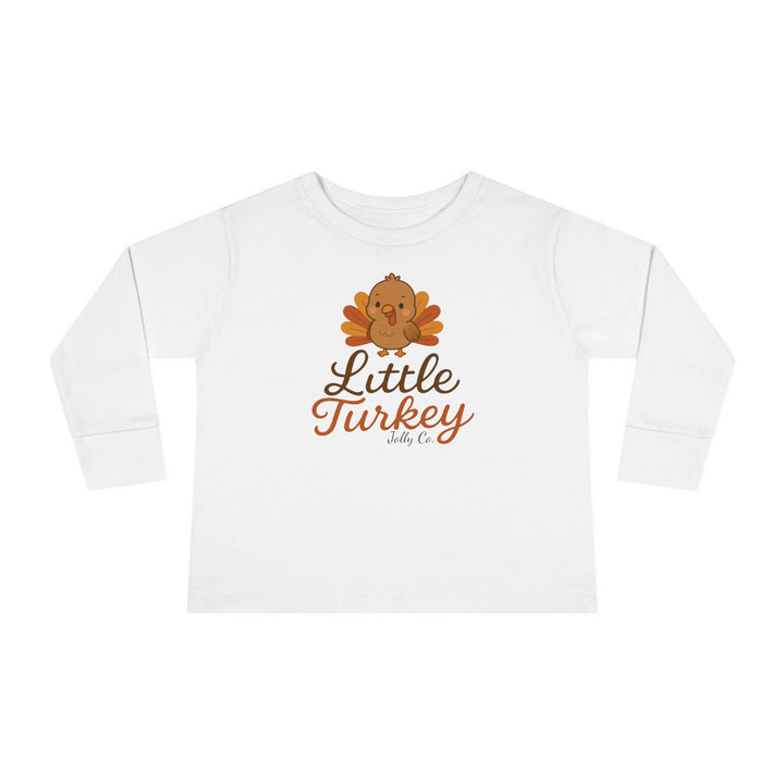Little Turkey Toddler Long Sleeve Tee - Jolly Co Creations