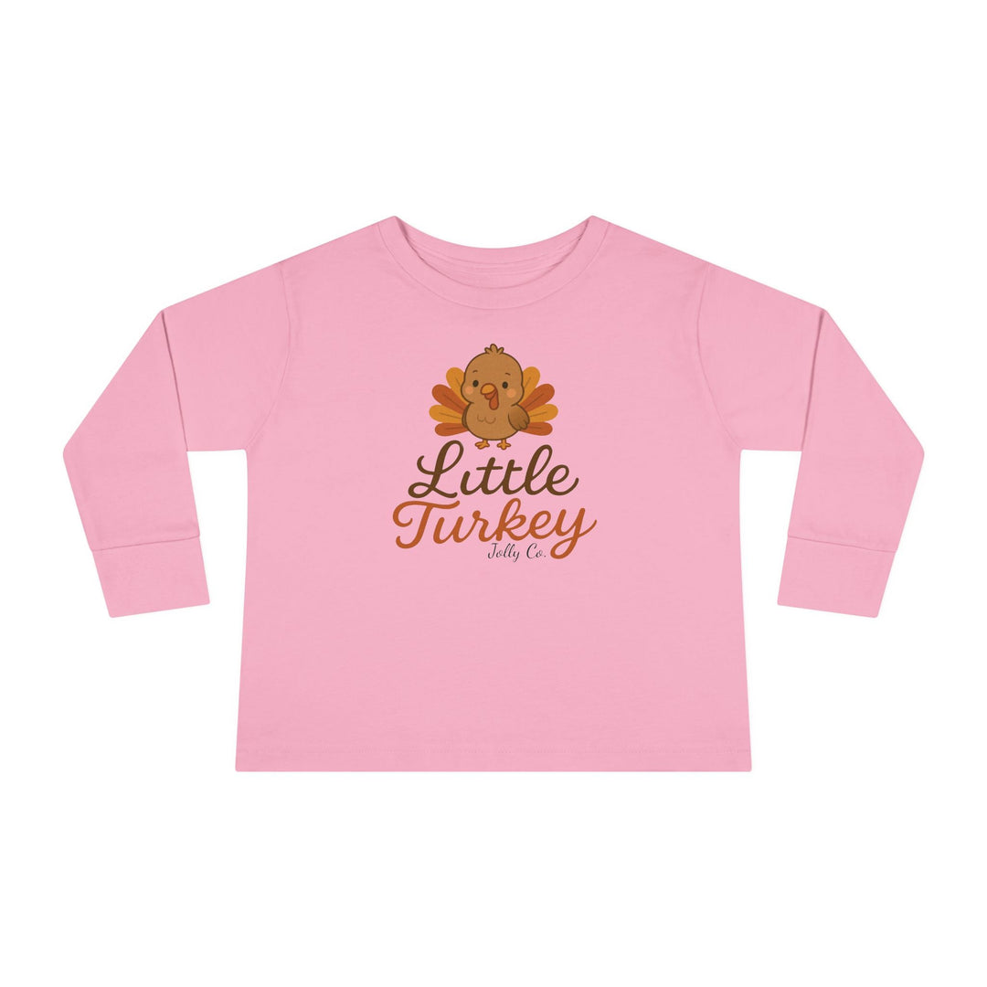 Little Turkey Toddler Long Sleeve Tee - Jolly Co Creations
