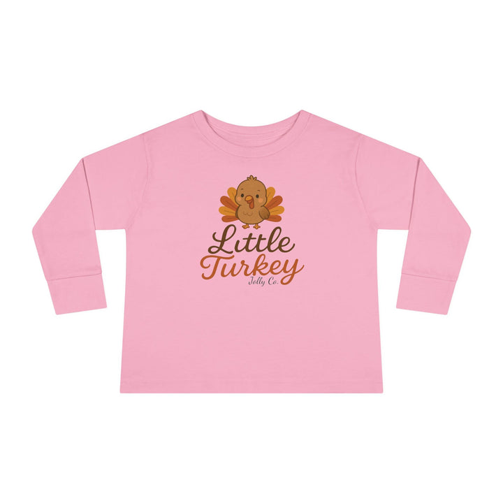 Little Turkey Toddler Long Sleeve Tee - Jolly Co Creations