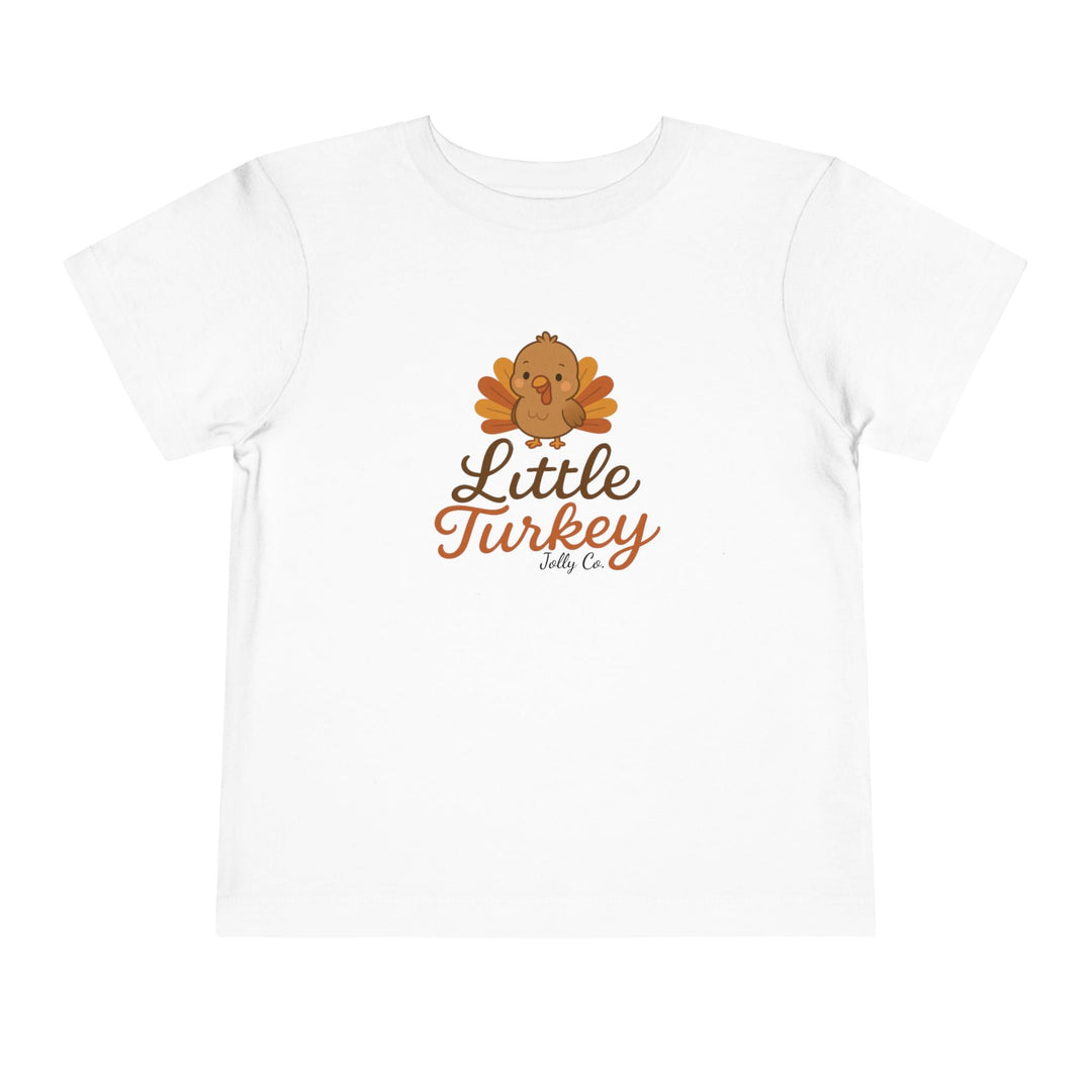 Little Turkey Toddler Short Sleeve Tee - Jolly Co Creations