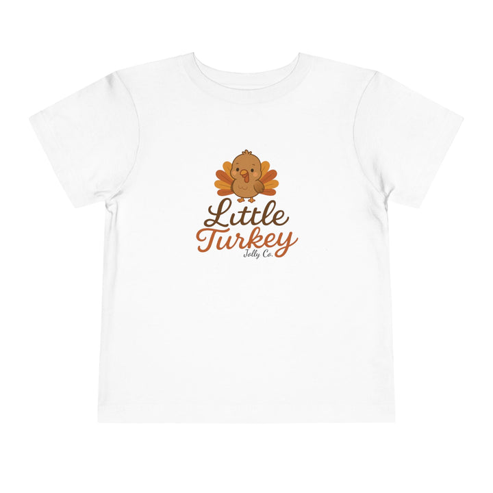 Little Turkey Toddler Short Sleeve Tee - Jolly Co Creations