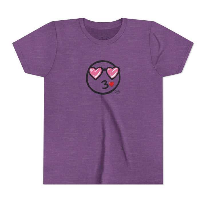 Love Emoji Kids Short Sleeve Tee - Jolly Co Creations