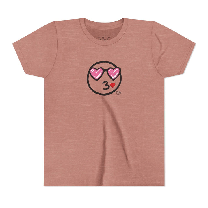 Love Emoji Kids Short Sleeve Tee - Jolly Co Creations