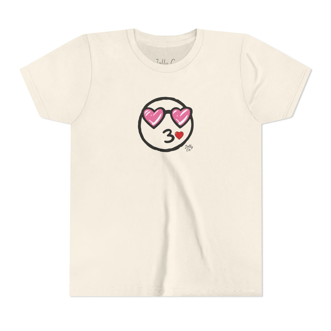 Love Emoji Kids Short Sleeve Tee - Jolly Co Creations