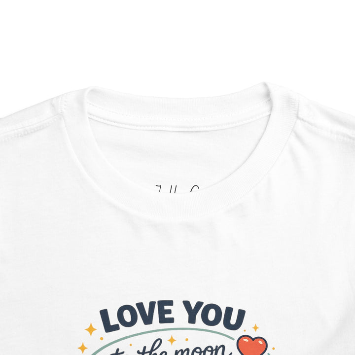 Love You to the Moon and Back Toddler Short Sleeve Tee - Jolly Co Creations