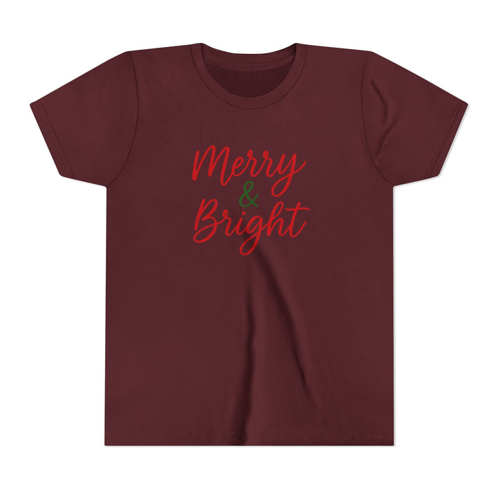 Merry & Bright Kids Short Sleeve Tee - Jolly Co Creations
