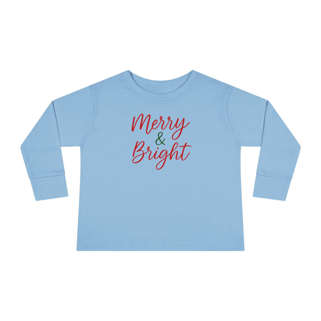 Merry & Bright Toddler Long Sleeve Tee - Jolly Co Creations