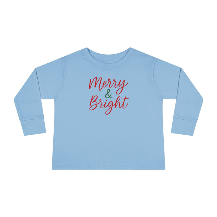Merry & Bright Toddler Long Sleeve Tee - Jolly Co Creations