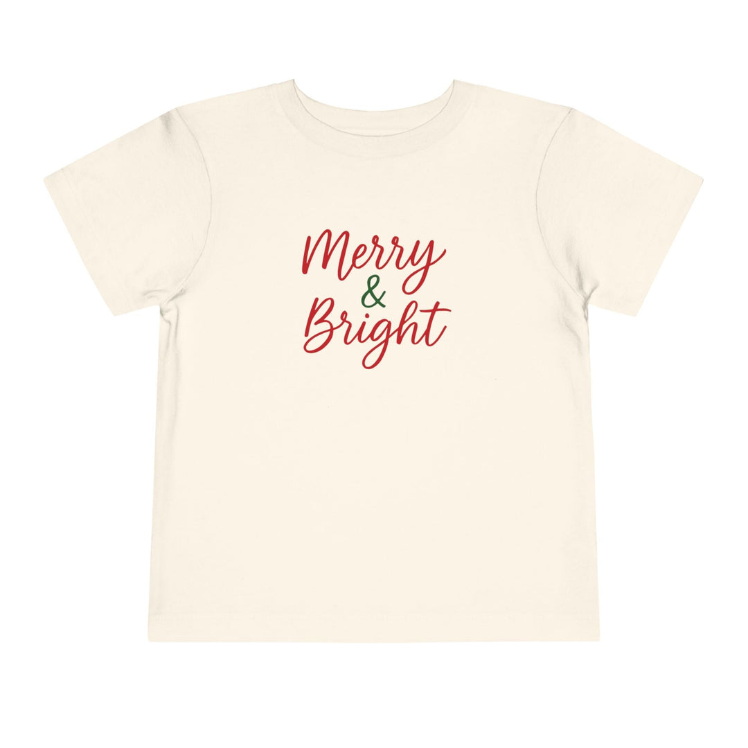 Merry & Bright Toddler Short Sleeve Tee - Jolly Co Creations