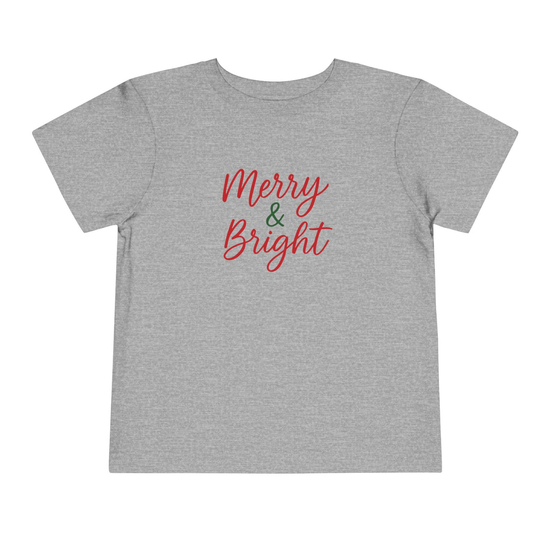 Merry & Bright Toddler Short Sleeve Tee - Jolly Co Creations