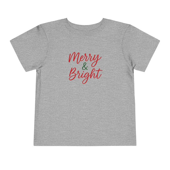 Merry & Bright Toddler Short Sleeve Tee - Jolly Co Creations